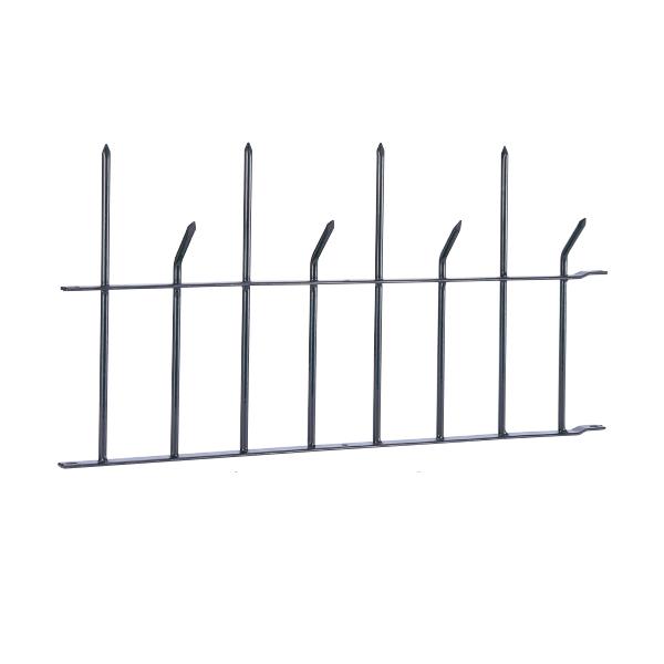 エイト 忍び返し14型 鉄製 黒 9×310×500mm H1601