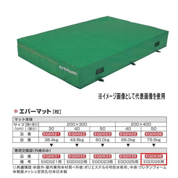 エバニュー エバーマット EGD026用専用交換袋（外被のみ） EGD036