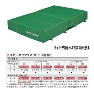 エバニュー エバーメッシュマット二ツ折 EGD041用専用交換袋（外被のみ） EGD051｜interiortool