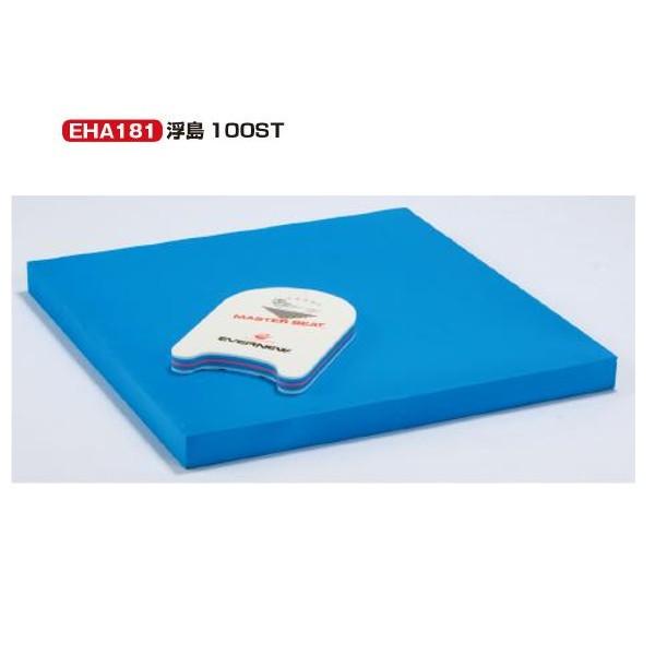 エバニュー ビート板・浮島 浮島100ST 長さ約100×幅100×厚さ7.5ｃｍ EHA181 1...