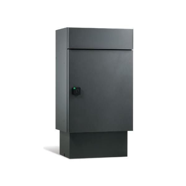 福彫 宅配ポスト ベレーナ 据え置きタイプ ダークグレー PBL-DGRS