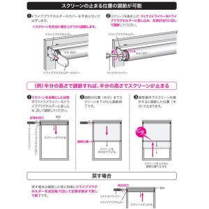 フルネス 強力つっぱりロールスクリーン アイボ...の詳細画像5