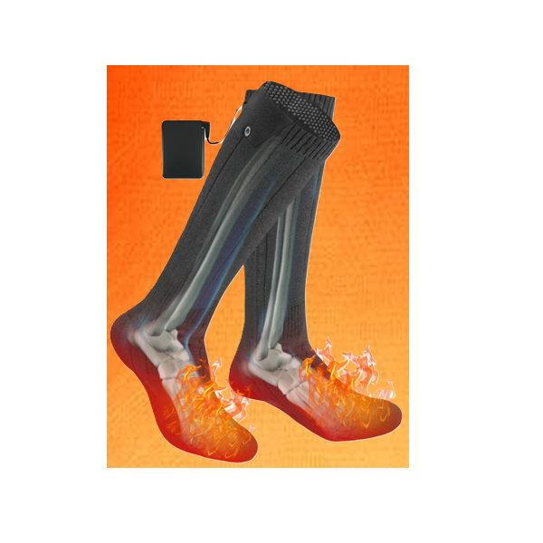 G.B.Z 電熱ソックス 2足セット バッテリー付き XX-WZ01-2black