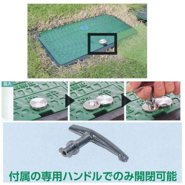 グローベン カギ付電磁弁ボックスB 調整枠付 C10PM201BK