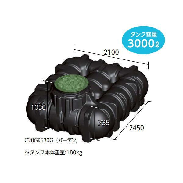 グローベン GBアンダータンク 3000 ガーデンセット C20GR530G