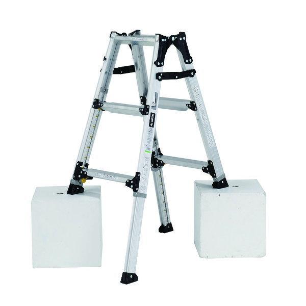 アルインコ 伸縮脚付兼用脚立 PRW-90FX 416-41