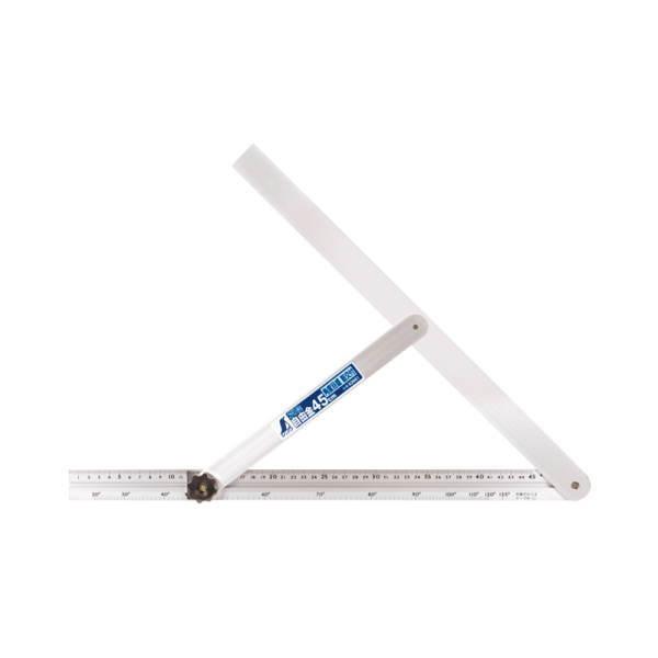 アルミ自由金 筋交付45cm 角度目盛 66-45