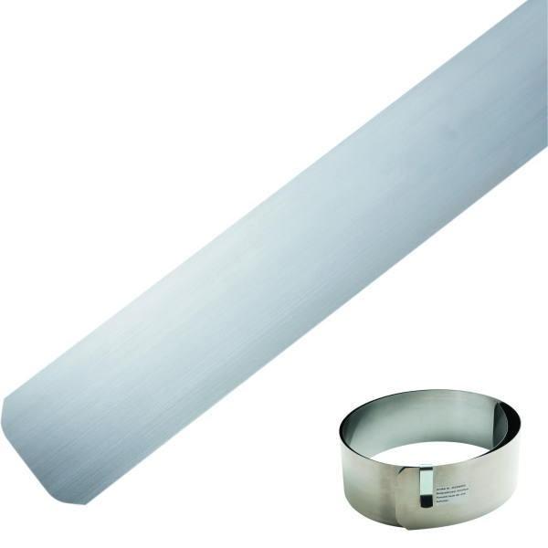 スチールルーラー 平型ルーラー 長さ2100mm×巾100mm 厚0.5mm 66-52