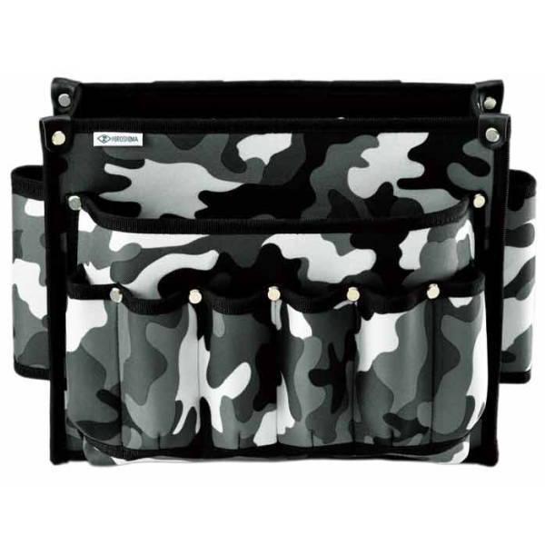 広島 ミリタリーホワイト 腰袋 300 巾300×高250×奥行80mm 773-21