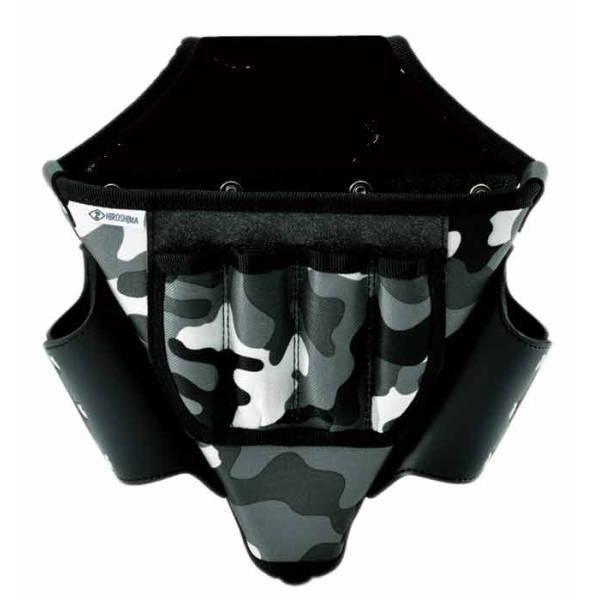 広島 ミリタリーホワイト 地ベラ 腰袋 巾250×高280 773-25