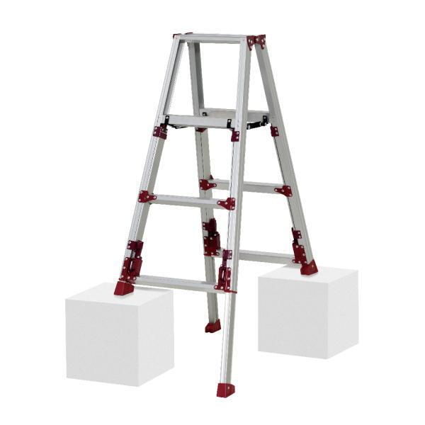 ピカ 四脚アジャスト式専用脚立 スタッピー SXJ-120A 983-08