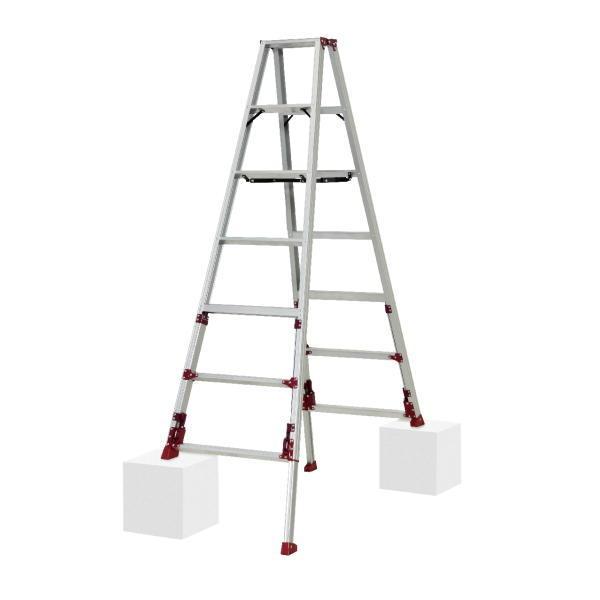 ピカ 四脚アジャスト式専用脚立 スタッピー SXJ-210A 983-11