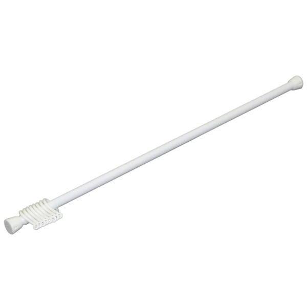 平安伸銅工業 突ぱり便利ポール スリムS(リング付) ホワイト 幅70〜110cm NSW-8 1本