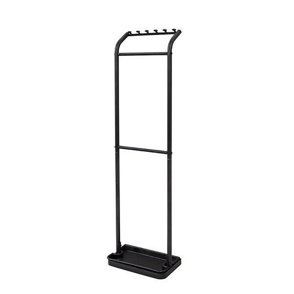 平安伸銅 傘立て アンブレラハンガー H-3B マットブラック 8台