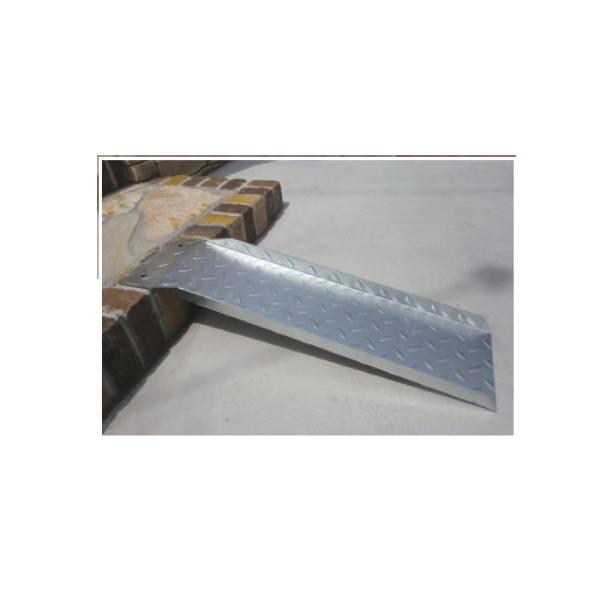 法山本店 縞鋼i板製段差解消スロープ HSP-100 適用段差150mmまで