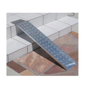法山本店 縞鋼i板製段差解消スロープ 連結タイプ HSP-R-300W 適用段差