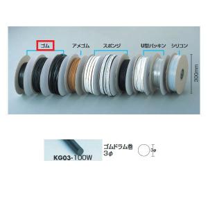 光 ゴムドラム巻3Φ KG03-100W 300Φ×80mm 100m巻｜interiortool