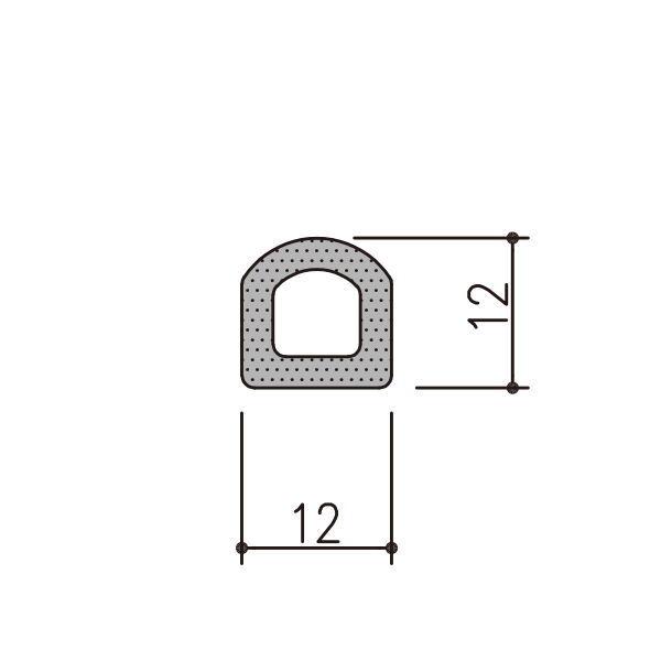 ホクショー エアータイトゴム PS-5 メートル単価
