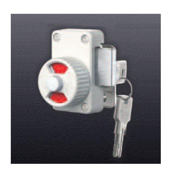 ヒナカ シリンダー面付本締錠 R2662 サイズ：小 色：白