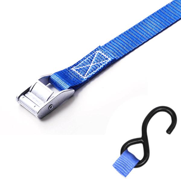 FREAK 荷締めベルト 青 S字フック 幅25mmx長0.5+4m