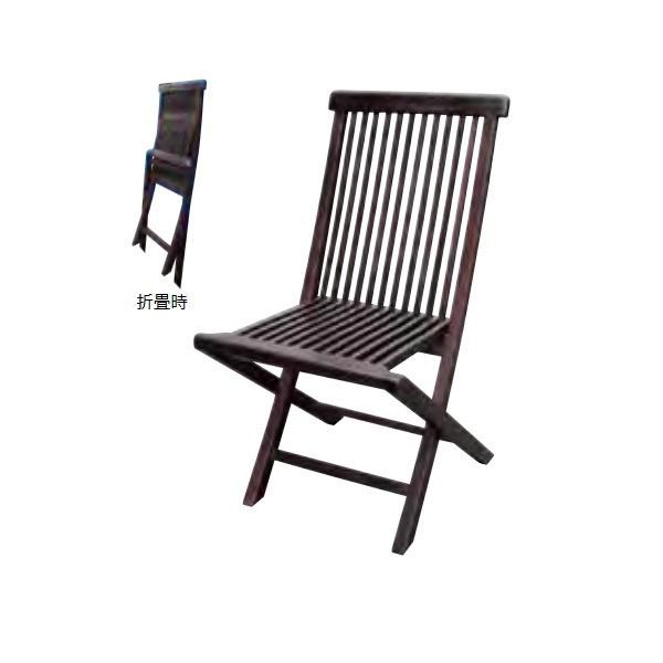 ジャービス商事 ポピュラー折り畳みチェア（2脚入） W470×H900×D540×SH450 208...