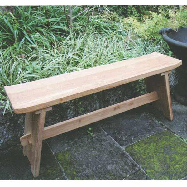 ジャービス商事 PLAYING BENCH プレイングベンチ チーク 無塗装 20843 1台