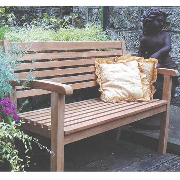 ジャービス商事 ALICIA BENCH アリシアベンチ チーク 無塗装 20858 1台