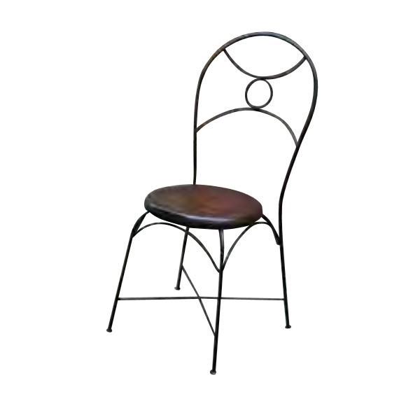 ジャービス商事 アイアンチークチェア W440×H920×D530×SH440 34214