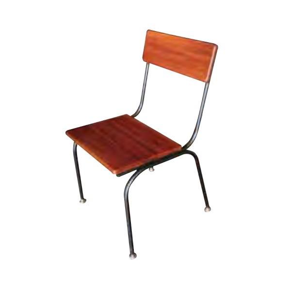 ジャービス商事 アイアンスタンダードチェア W450×Ｈ760×D480×SH420 34251