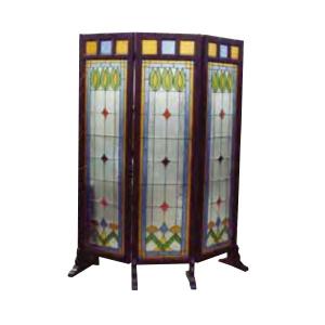 受注生産 ジャービス商事 ステンドグラス パーテーション 1型 35227