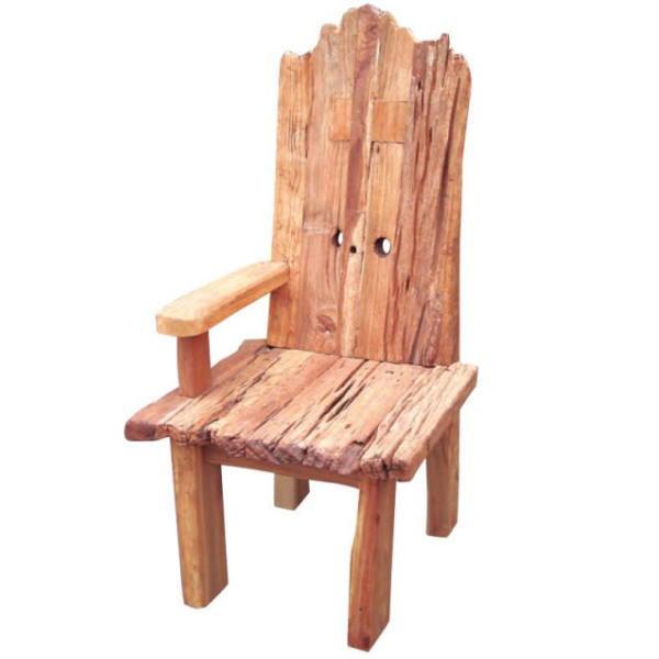 ジャービス商事 DRIFTWOOD CHAIR 流木チェア チーク/バンキライ 無塗装 35249 ...