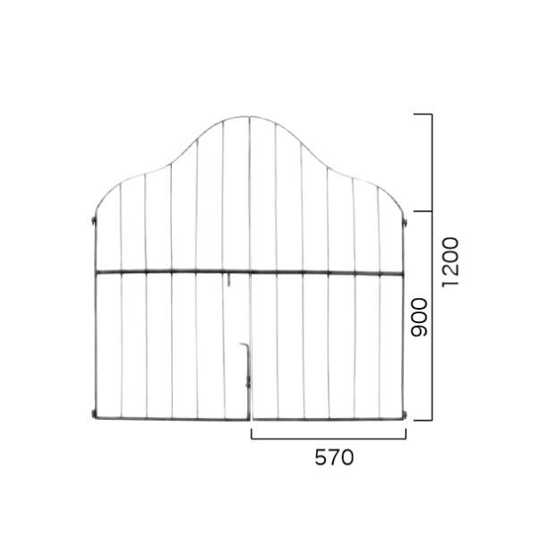 ジャービス商事 イージーゲート 0612両開きセット 本体 38638