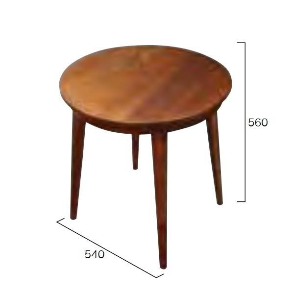 ジャービス商事 パイロットテーブル（塗装） φ540×H560 39308