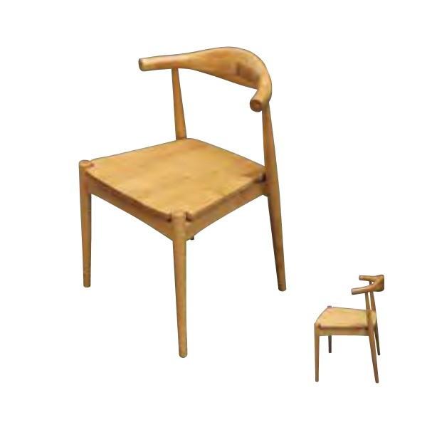 ジャービス商事 ウィスボンチェア W480×H770×D510×SH450 41146