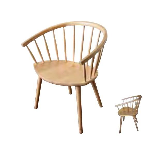 ジャービス商事 オルカアームチェア W680×H770×D500×SH420 41154