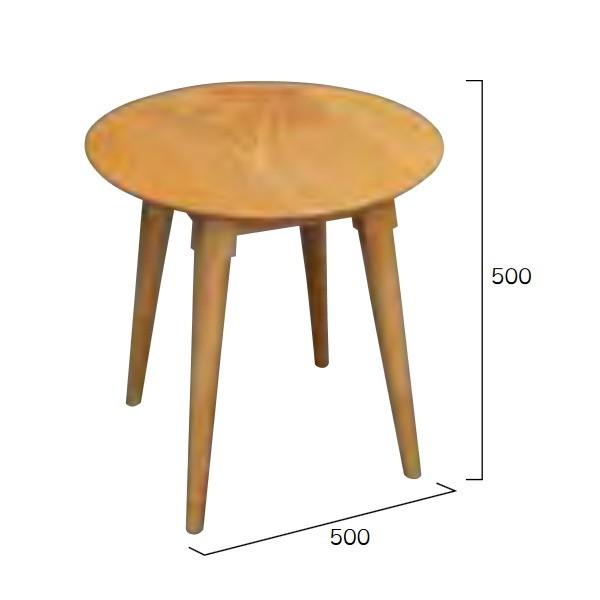 ジャービス商事 ラウンドサイドテーブル φ500×H500 41156