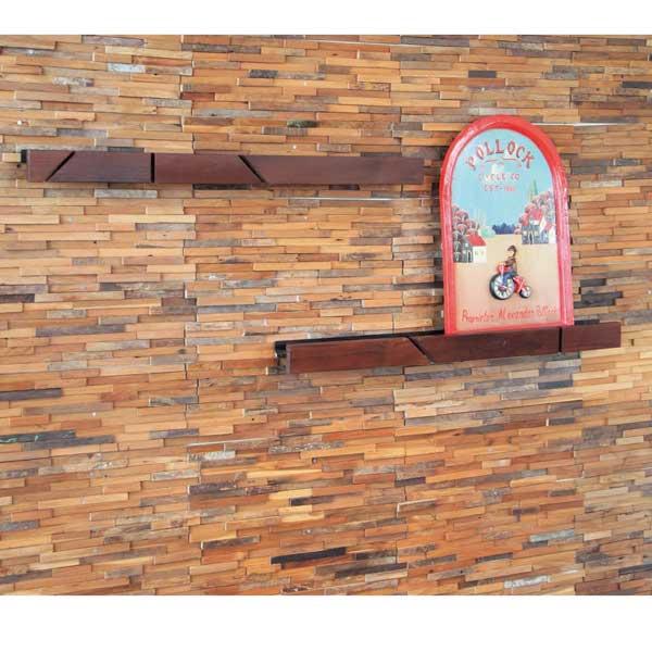 ジャービス商事 壁付けウッドラック ２ケ入り 41411