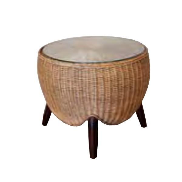 ジャービス商事 ロタンサイドテーブル φ560×H470 41602