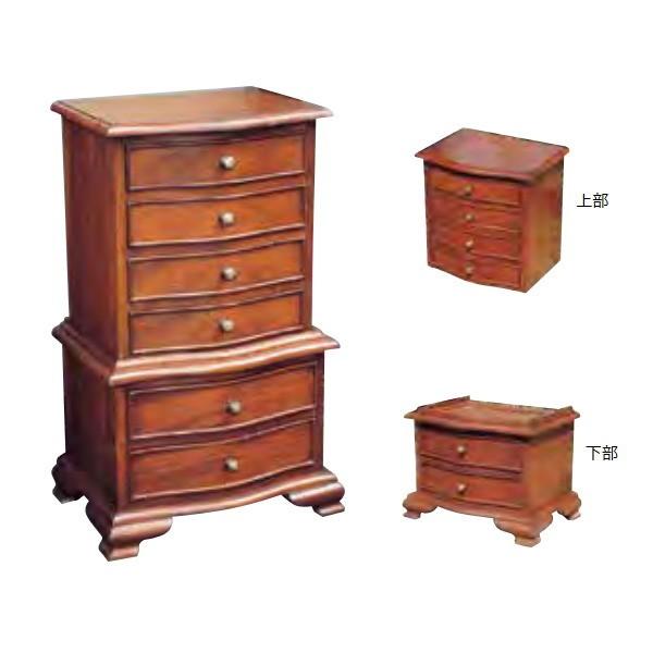 ジャービス商事 チェスト 0419-2 上下セット W480×H760×D330 70082