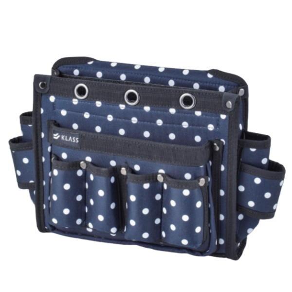 KLASS 極東産機 ツールバッグ薄型 水玉 11-8184