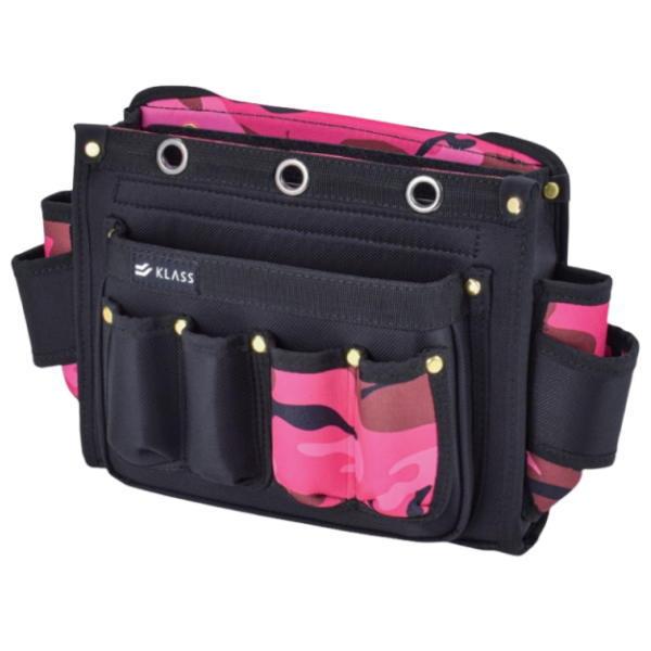 KLASS 極東産機 ツールバッグ薄型 ピンク迷彩 11-8185