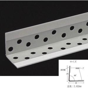 ダイアロン コーナーガード 25 【代引き不可】 25×2450mm パンチ穴２段 粘着剤有り 100本 12-7335｜interiortool