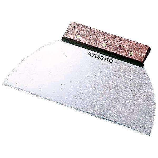 極東産機 高級丸型スプレダー ハガネ 幅240×高145mm 1つ 22-7671