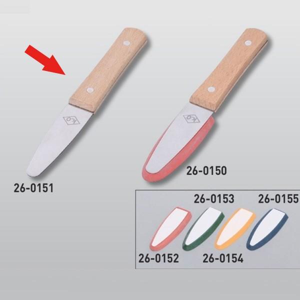 防水施工工具 仕上げベラ円熟 全長250mm 幅25mm 26-0151