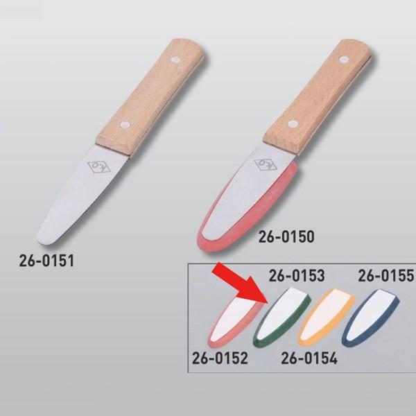 防水施工工具 仕上げベラ円熟替えゴム 7mm厚 軟質ゴム/緑 26-0153