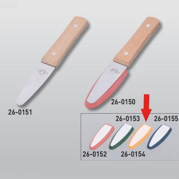 防水施工工具 仕上げベラ円熟替えゴム 3mm厚 軟質ゴム/オレンジ 26-0154