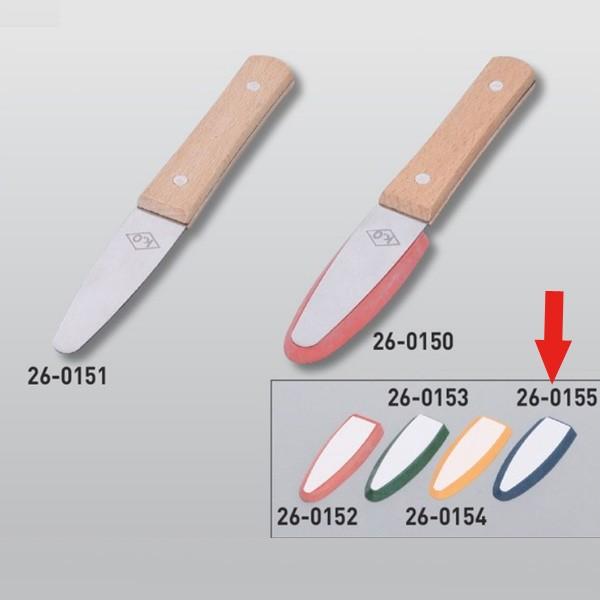 防水施工工具 仕上げベラ円熟替えゴム 5mm厚 軟質ゴム/ブルー 26-0155