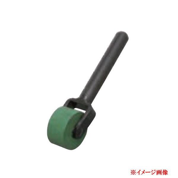 防水施工工具 青ゴムローラー φ60×90mm スチール柄 26-0323