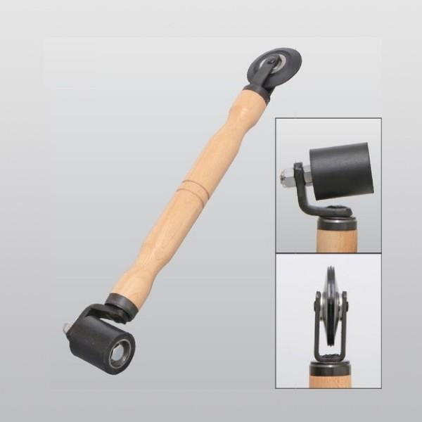 防水施工工具 ゴムステッチャー＆ゴムローラー 片枠 全長約360mm 26-0360