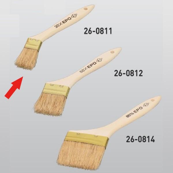 防水施工工具 万能刷毛Ａ 幅約30mm 26-0811